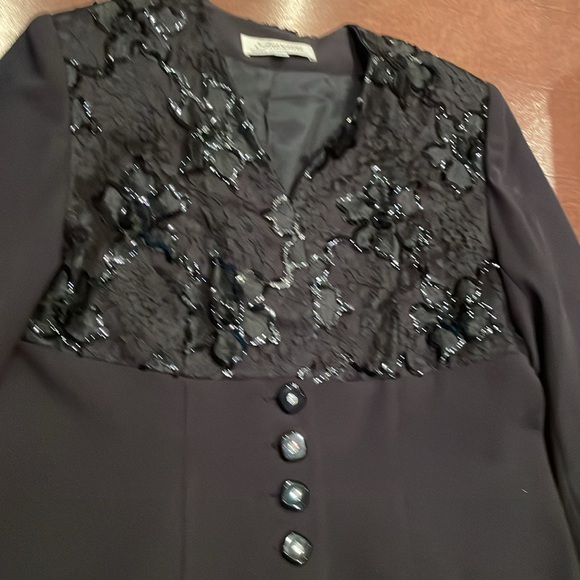 Frascara Long Black jacket - Picture 2 of 6
